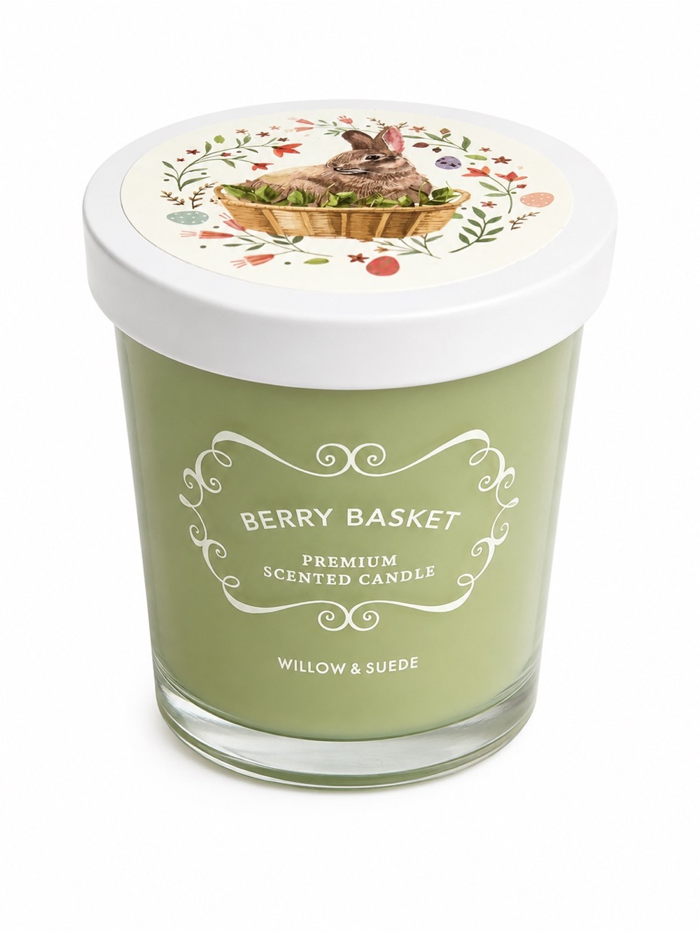 Willow & Suede Berry Basket